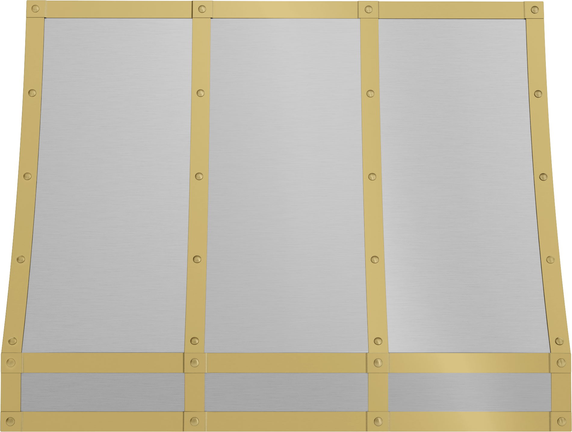 ZEPHYR BKFT36ASG Forte Hood Banding Kit, 36in, Satin Gold Finish Gold - BKFT36ASG