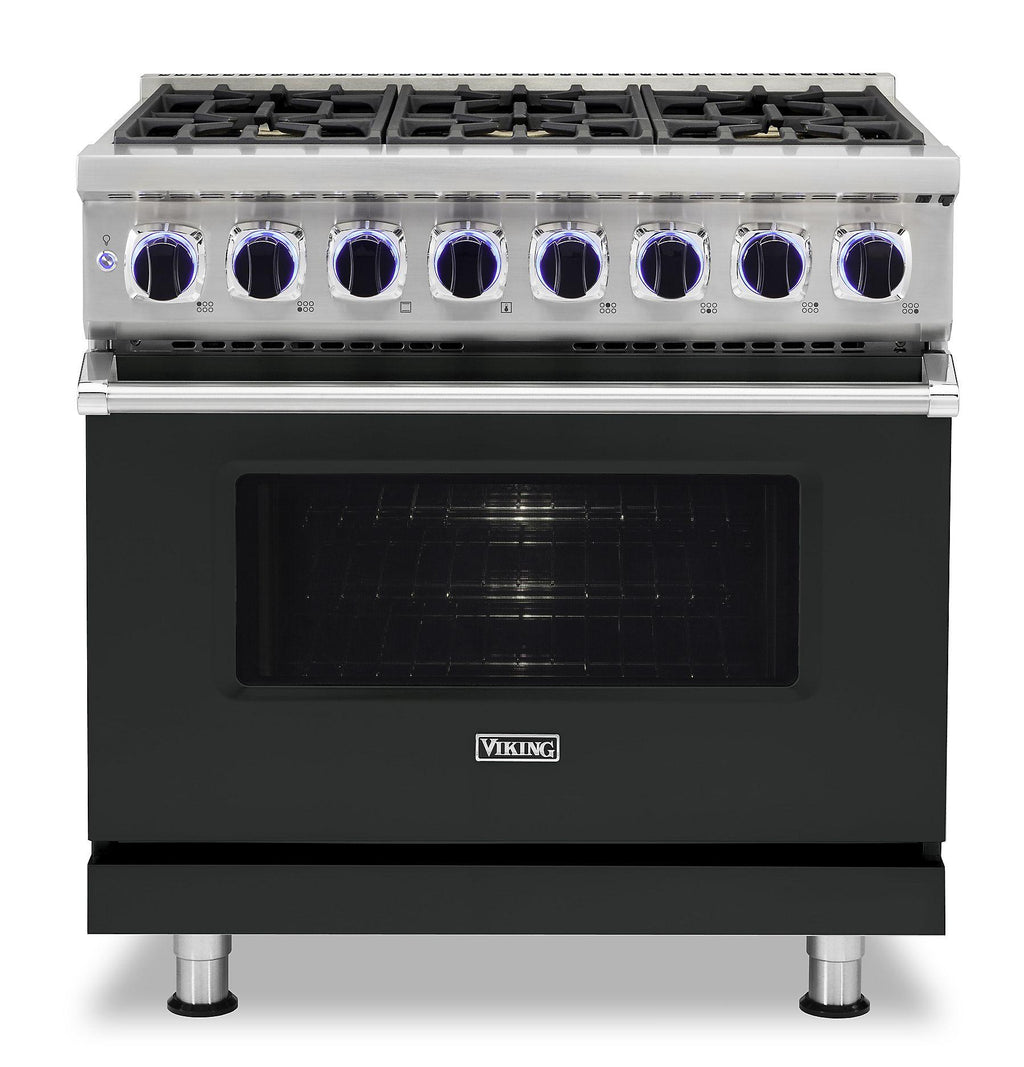 VIKING 36" Dual Fuel Range - VDR7362 Viking 7 Series Bronze - VDR73626BAN