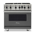 VIKING 36" Open Burner Gas Range Viking 5 Series Gray - VGIC53626BDG