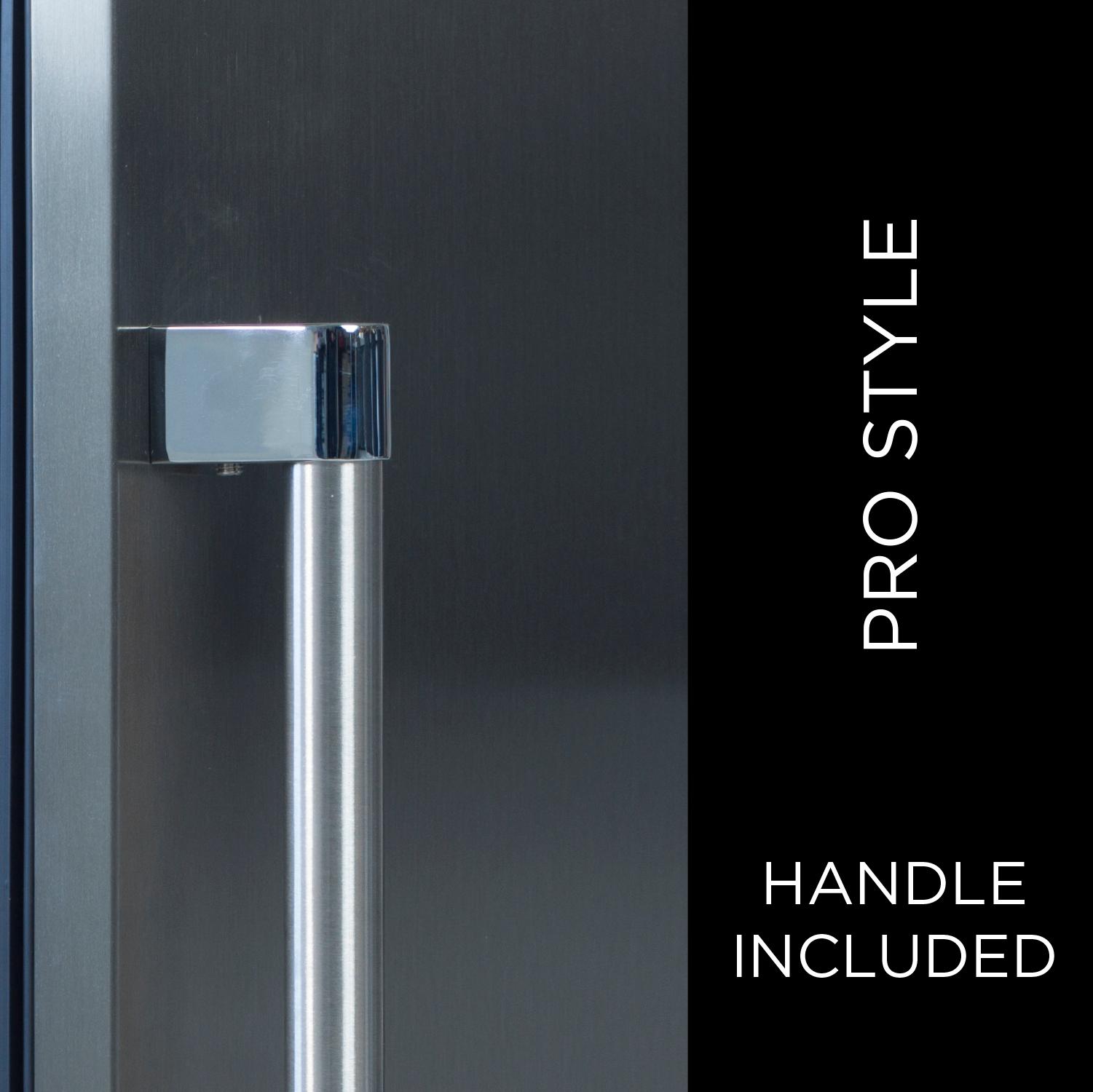 XO APPLIANCE XOU30BWDDGS 30" Beverage/Wine Double Door in Stainless Steel Glass in Stainless Steel - XOU30BWDDGS