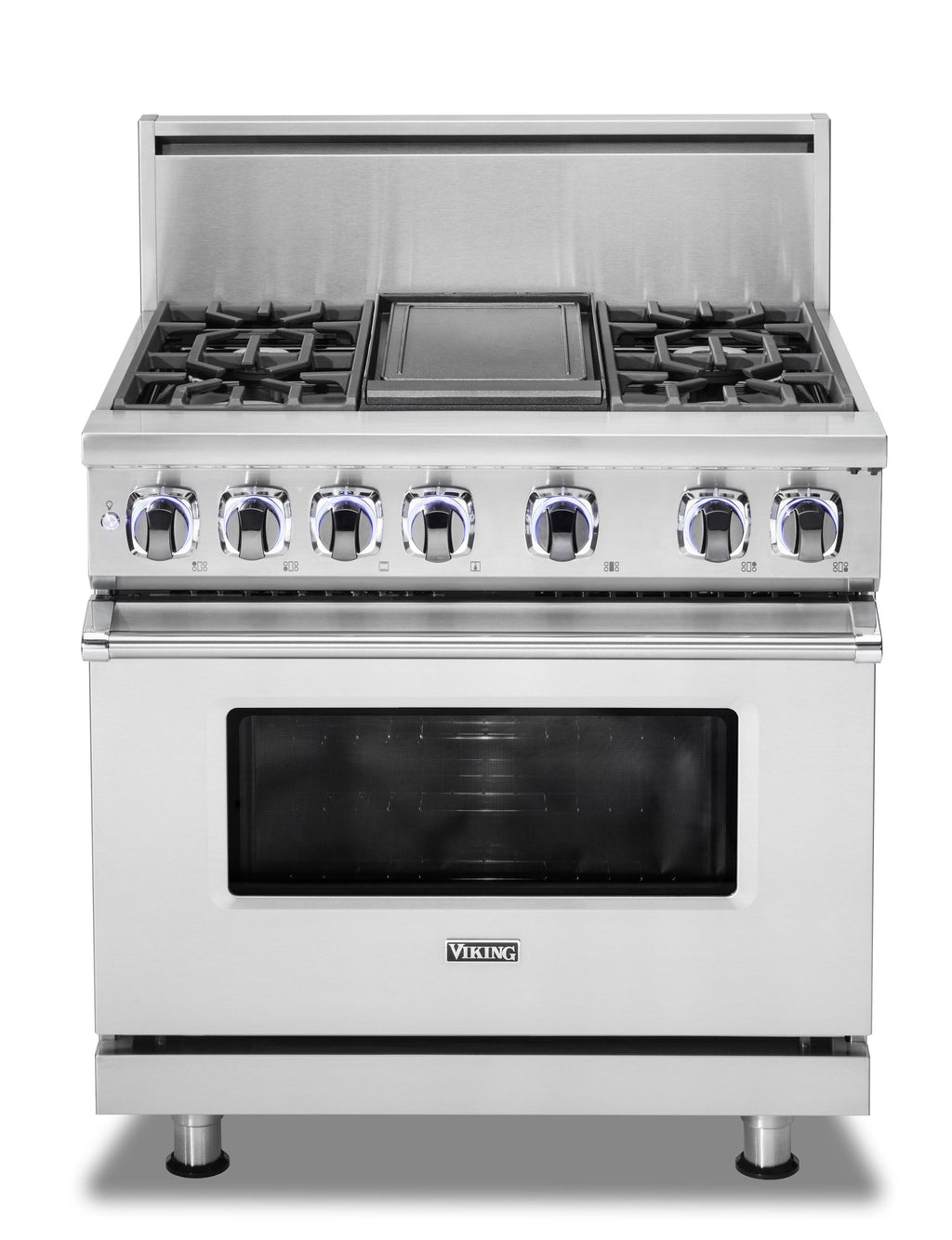 VIKING 36" Dual Fuel Range - VDR7362 Viking 7 Series Gray - VDR73626BNALP