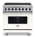 VIKING 36" Dual Fuel Range - VDR7362 Viking 7 Series White - VDR73626BPWLP