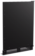 ZEPHYR Solid Panel Ready Door Kit with Kickplate, Compact Black - PRPNLC24AKIT
