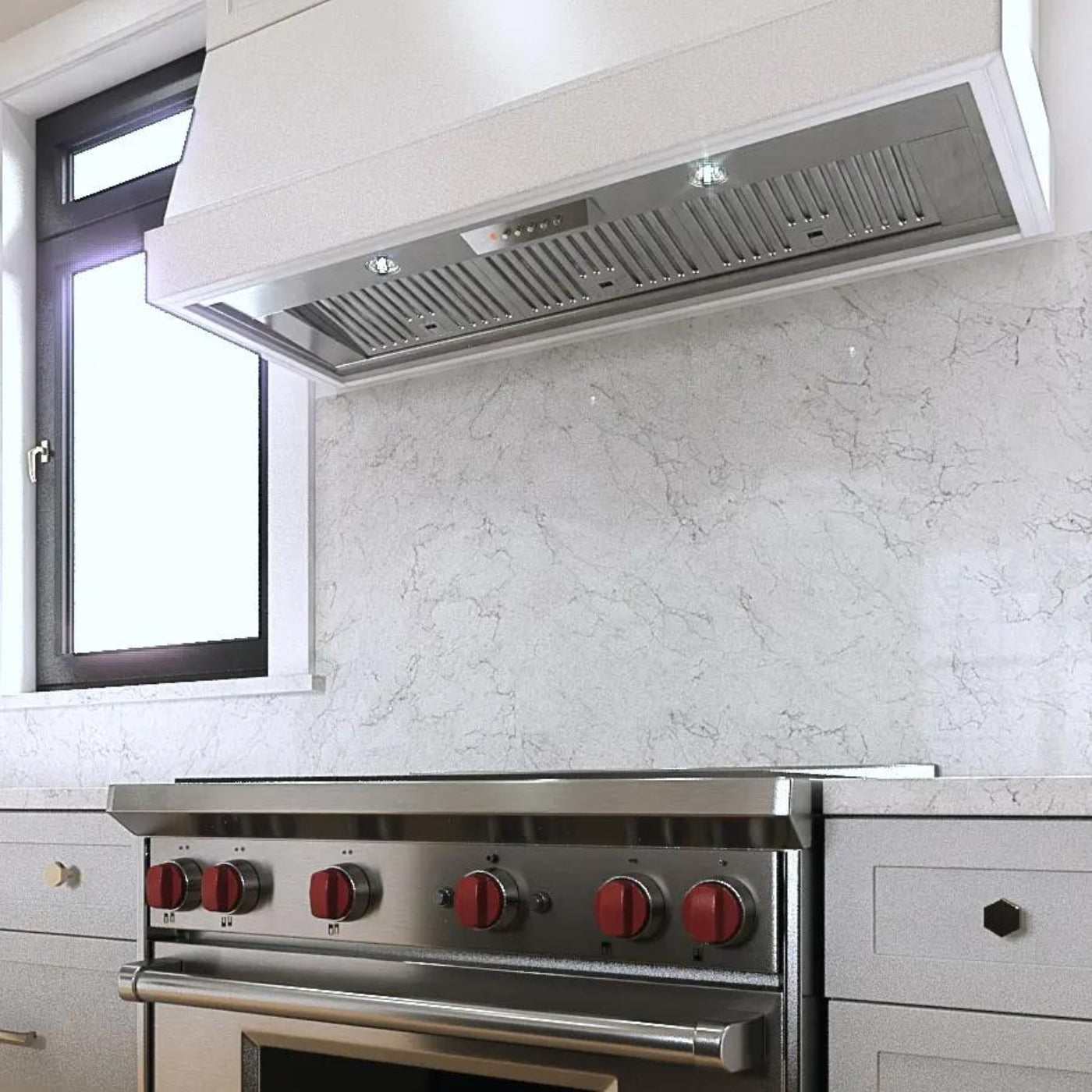 XO APPLIANCE XOI45KSE 45" 1000 CFM Pro Insert For Custom Built Hood Italian Made in Stainless Steel - XOI45KSE