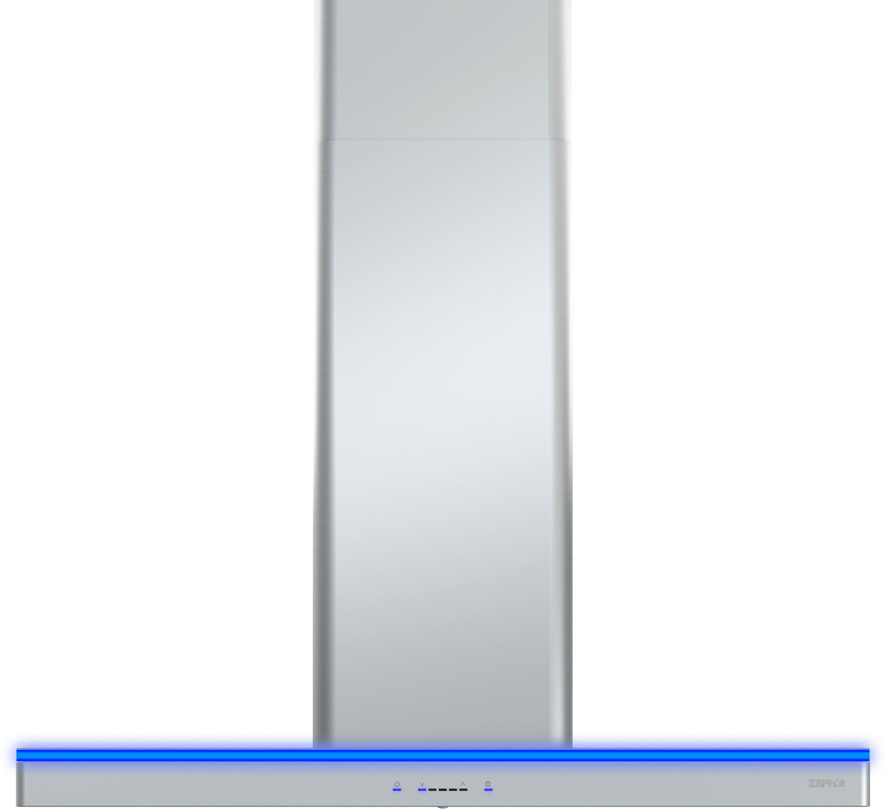 ZEPHYR Luce Wall, 90cm, SS, LED, 600 CFM w/ACT in Stainless Steel - ZLUM90CS