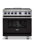 VIKING 36" Dual Fuel Range - VDR7362 Viking 7 Series Black - VDR73624GONLP