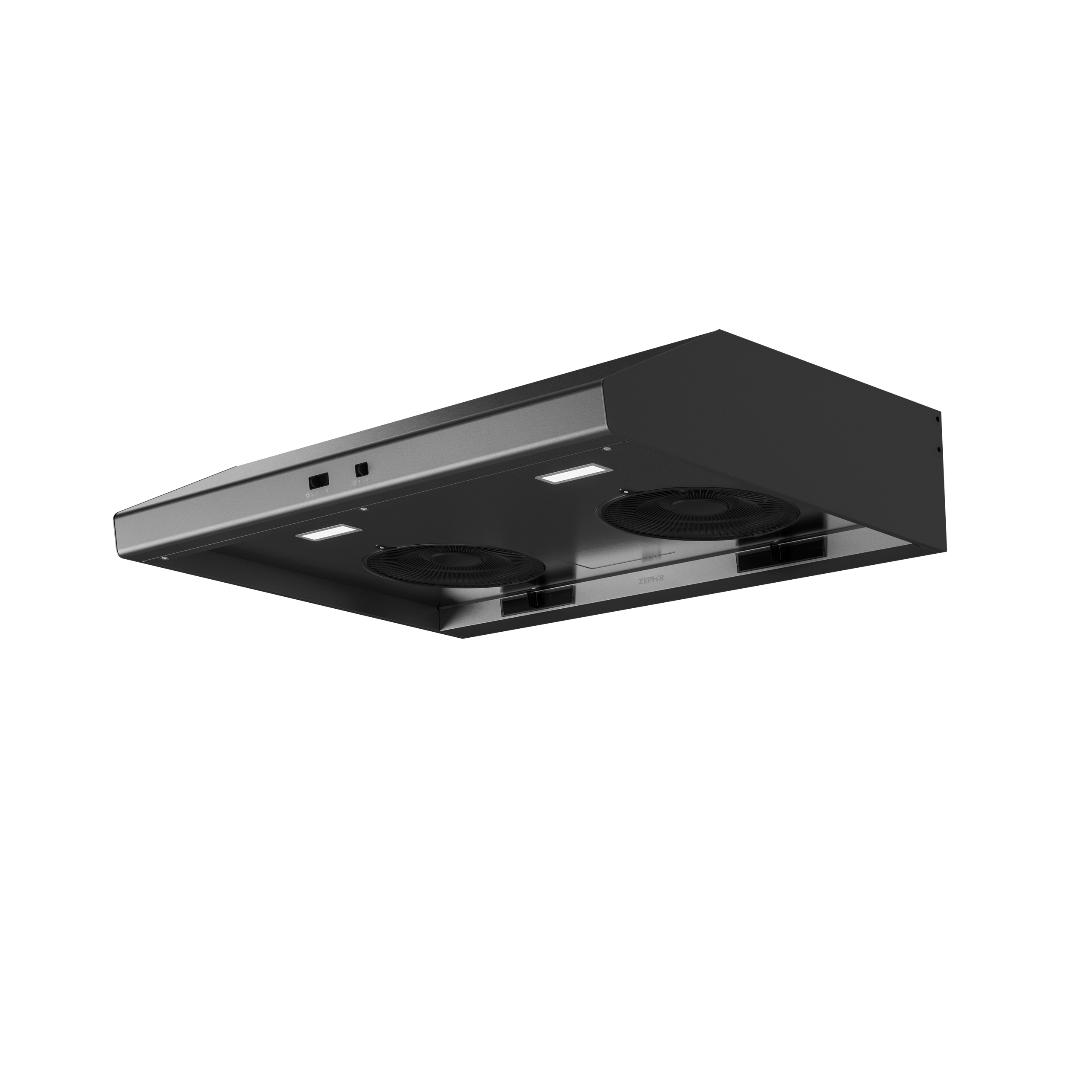 ZEPHYR Cyclone, Under Cabinet, 30", Black SS, 600 CFM Black in Stainless Steel - AK6500CBS