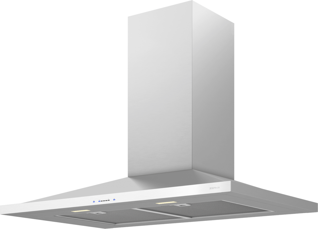 ZEPHYR Anzio Wall, 90cm, SS, LED, 600 CFM w/ACT in Stainless Steel - ZANM90DS