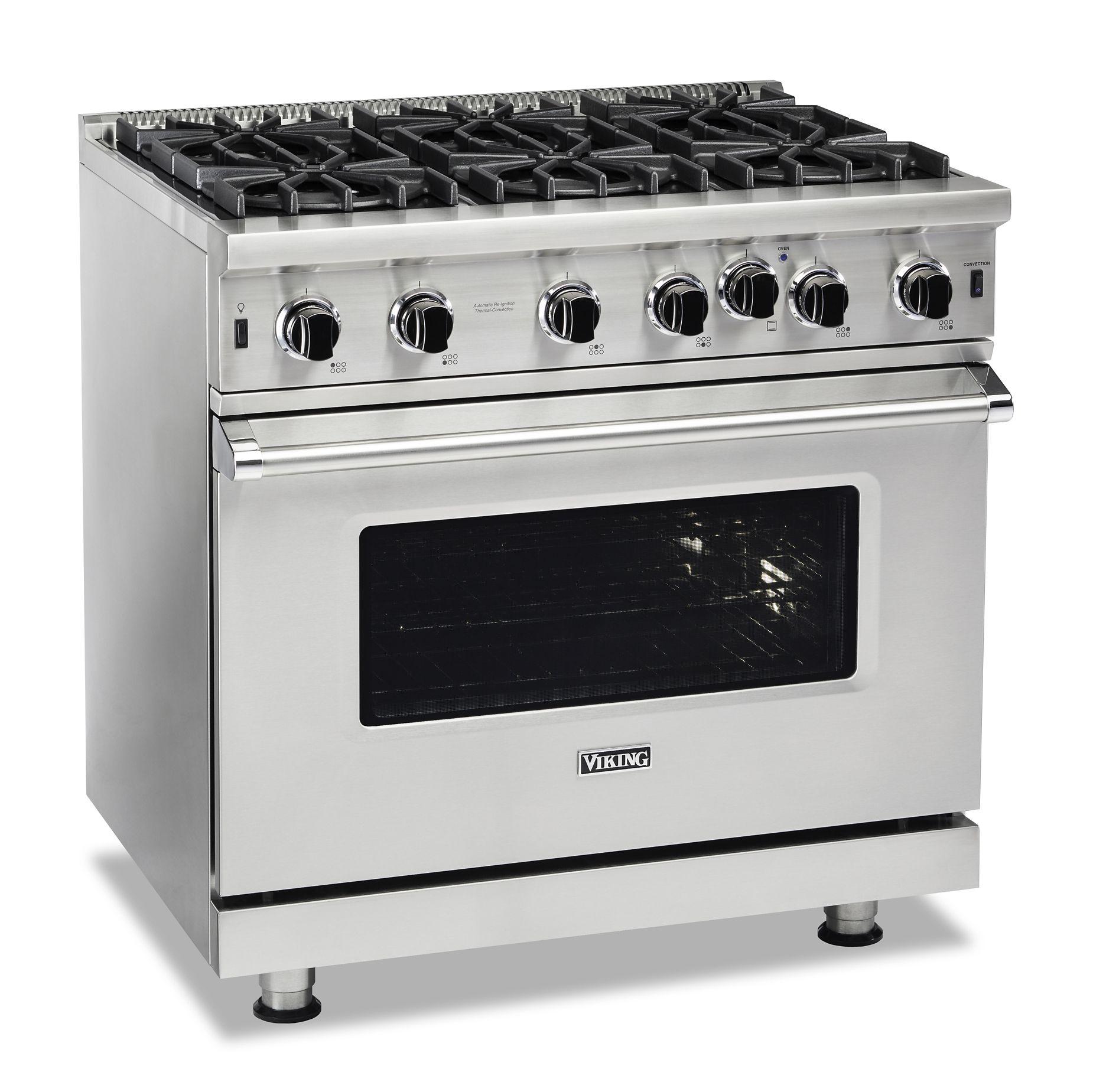 VIKING 36" Open Burner Gas Range Viking 5 Series Blue - VGIC53626BNSLP