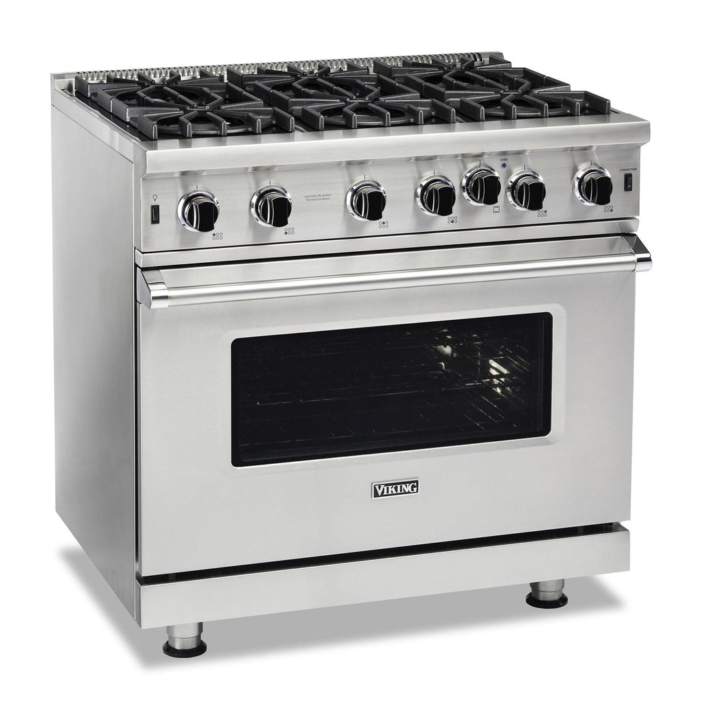 VIKING 36" Open Burner Gas Range Viking 5 Series Bronze - VGIC53626BAN