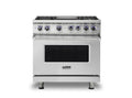 VIKING 36" Dual Fuel Range - VDR7362 Viking 7 Series in Stainless Steel - VDR73624GSSLP