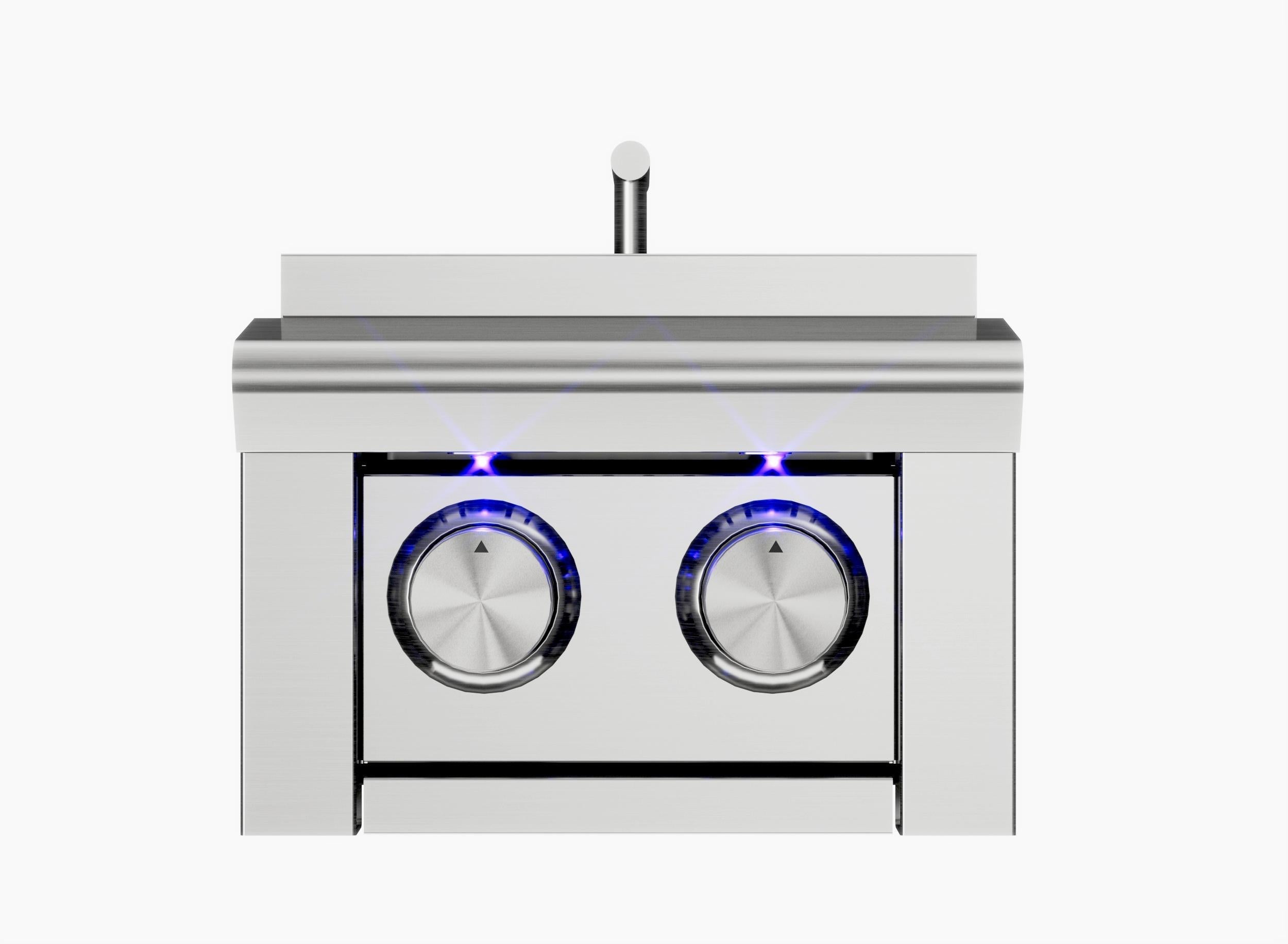 XO APPLIANCE XOGSIDEBXLTL XO Performance XLT Double Side Burner LP - XOGSIDEBXLTL