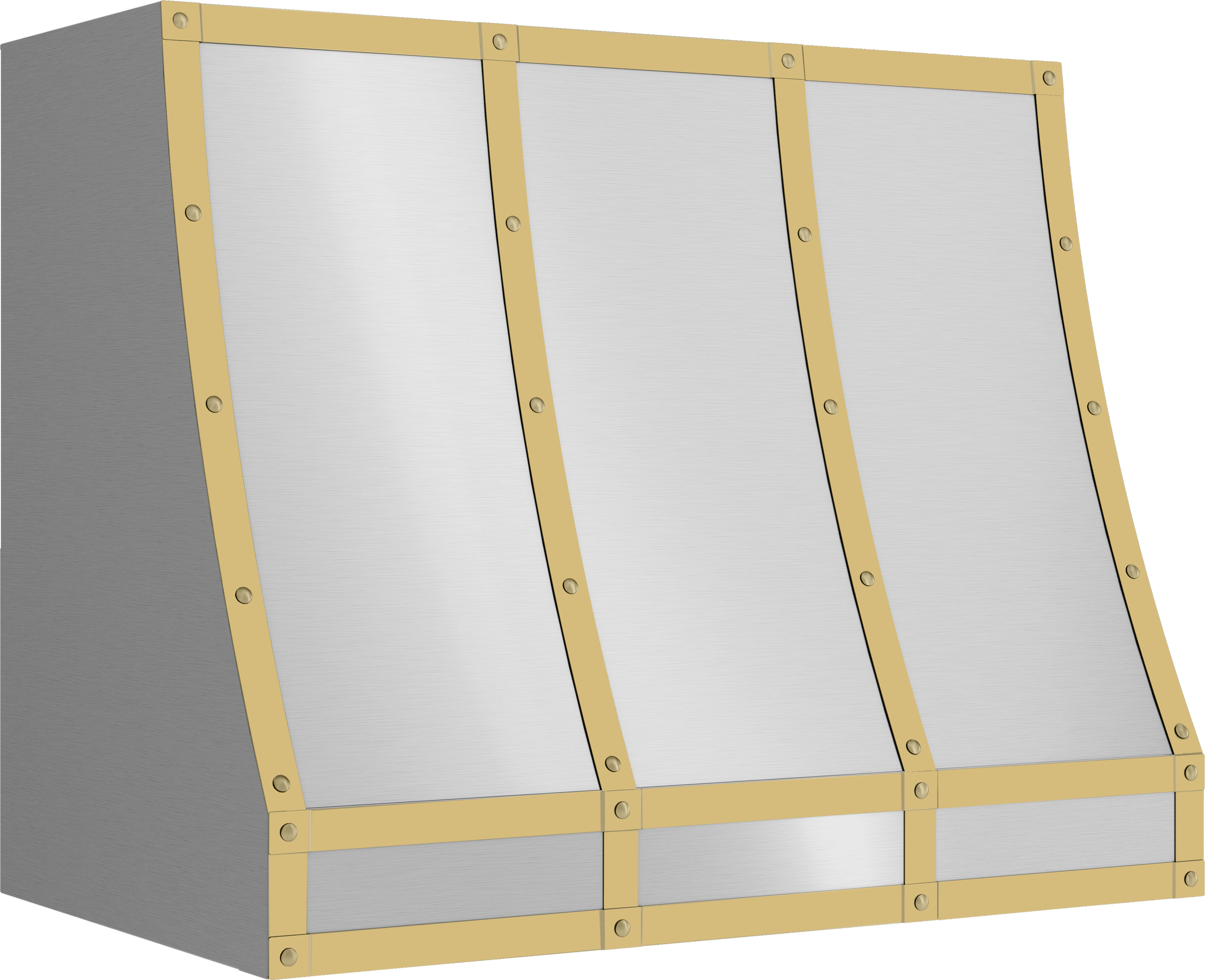 ZEPHYR BKFT36ASG Forte Hood Banding Kit, 36in, Satin Gold Finish Gold - BKFT36ASG