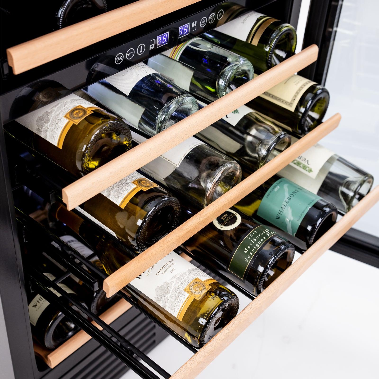 AVANTI Avanti 49 Bottle Dual-Zone Wine Cooler in Stainless Steel - WCR496DS