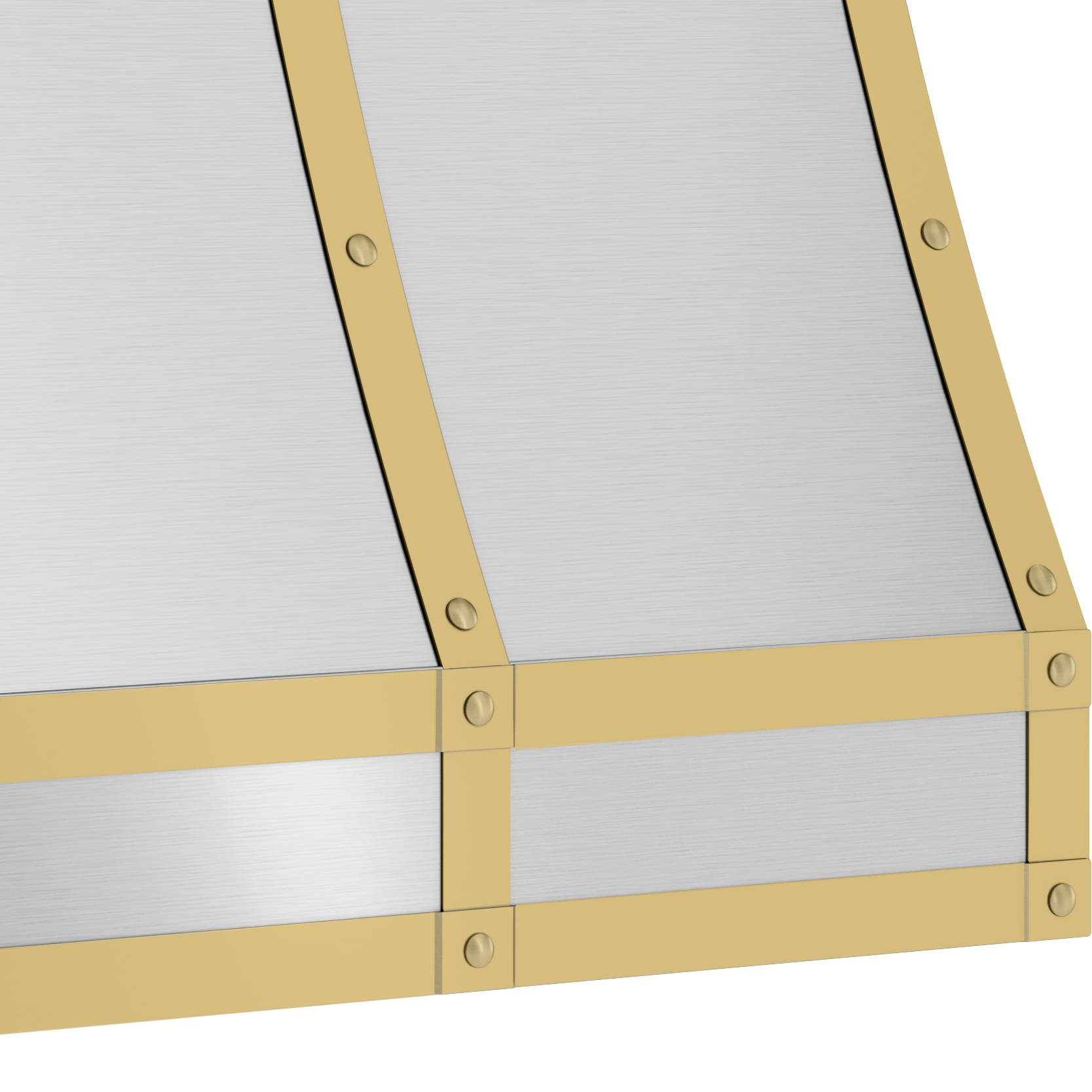 ZEPHYR BKFT36ASG Forte Hood Banding Kit, 36in, Satin Gold Finish Gold - BKFT36ASG