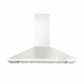 XO APPLIANCE XOB30WC 30" CCC 600/395 CFM Italian Made Wall Mount Chimney Range Hood White - XOB30WC