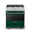 VIKING 30" Self-Cleaning Dual Fuel Range Viking 3 Series Green - RVDR33025BIVLP