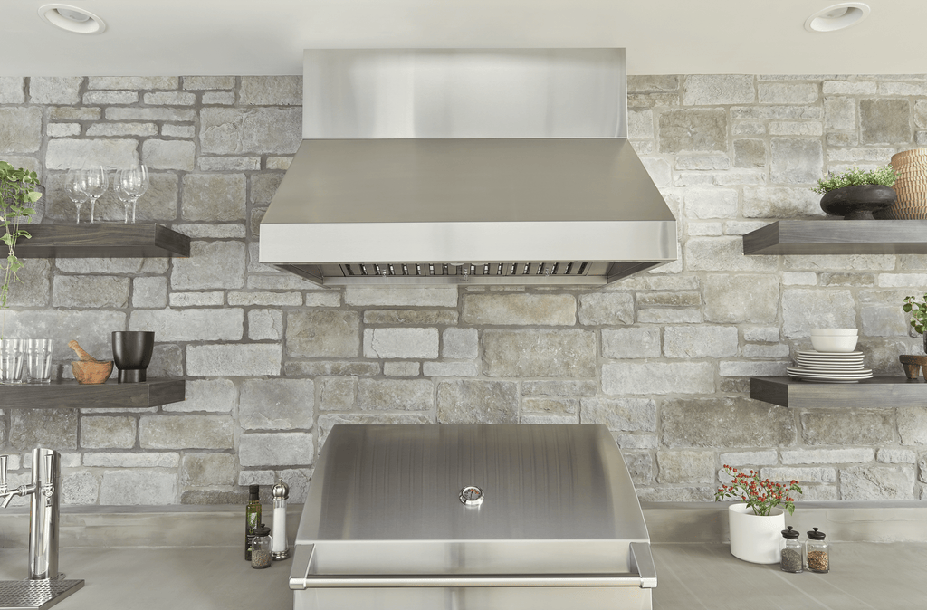 ZEPHYR Cypress Wall Outdoor, 42in, LED, SS, 1200 CFM Stainless - AK7842CS