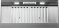 ZEPHYR Monsoon I, Insert, 40-3/8in, SS, LED, ACT Stainless - AK9240BS