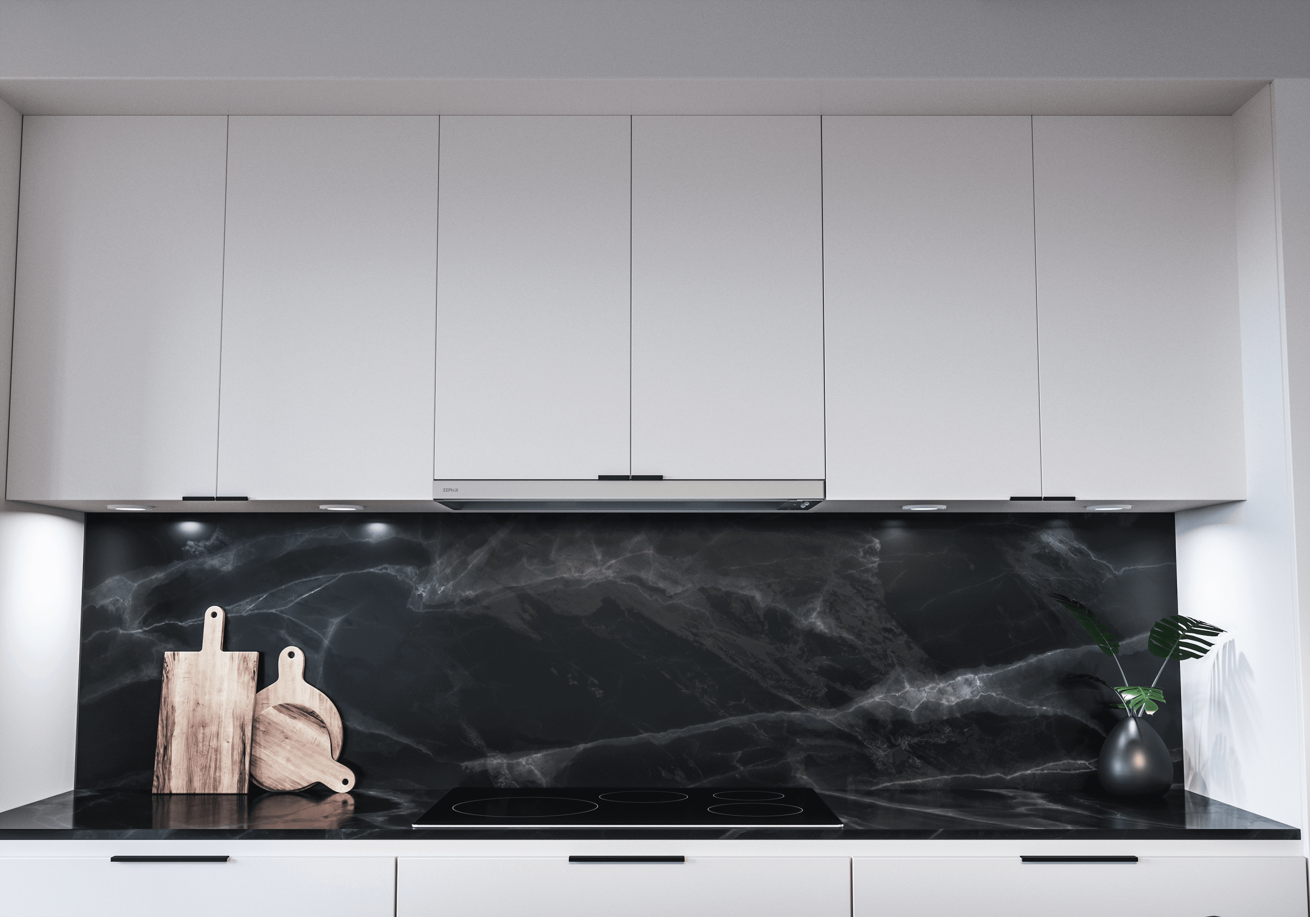 ZEPHYR Pisa, Under Cabinet, 30", SS, 290 CFM in Stainless Steel - ZPIE30BG290