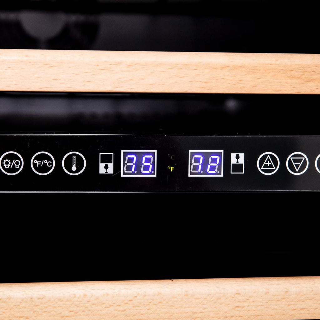 AVANTI Avanti 49 Bottle Dual-Zone Wine Cooler in Stainless Steel - WCR496DS