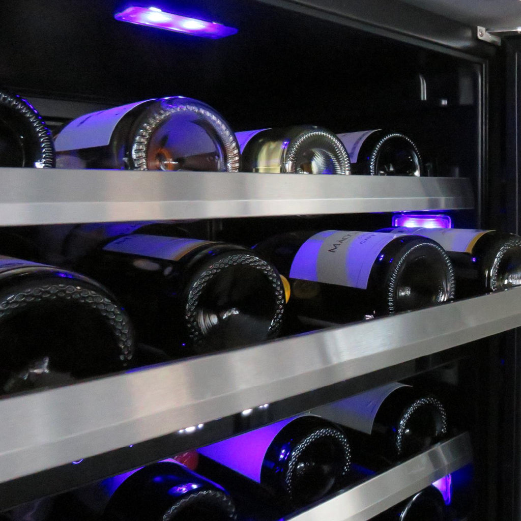 XO APPLIANCE XOU15WGSL 15" Wine Cooler, in Stainless Steel Glass, Left Hinge in Stainless Steel