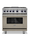 VIKING 36" Dual Fuel Range - VDR7362 Viking 7 Series Gray - VDR73624GNA