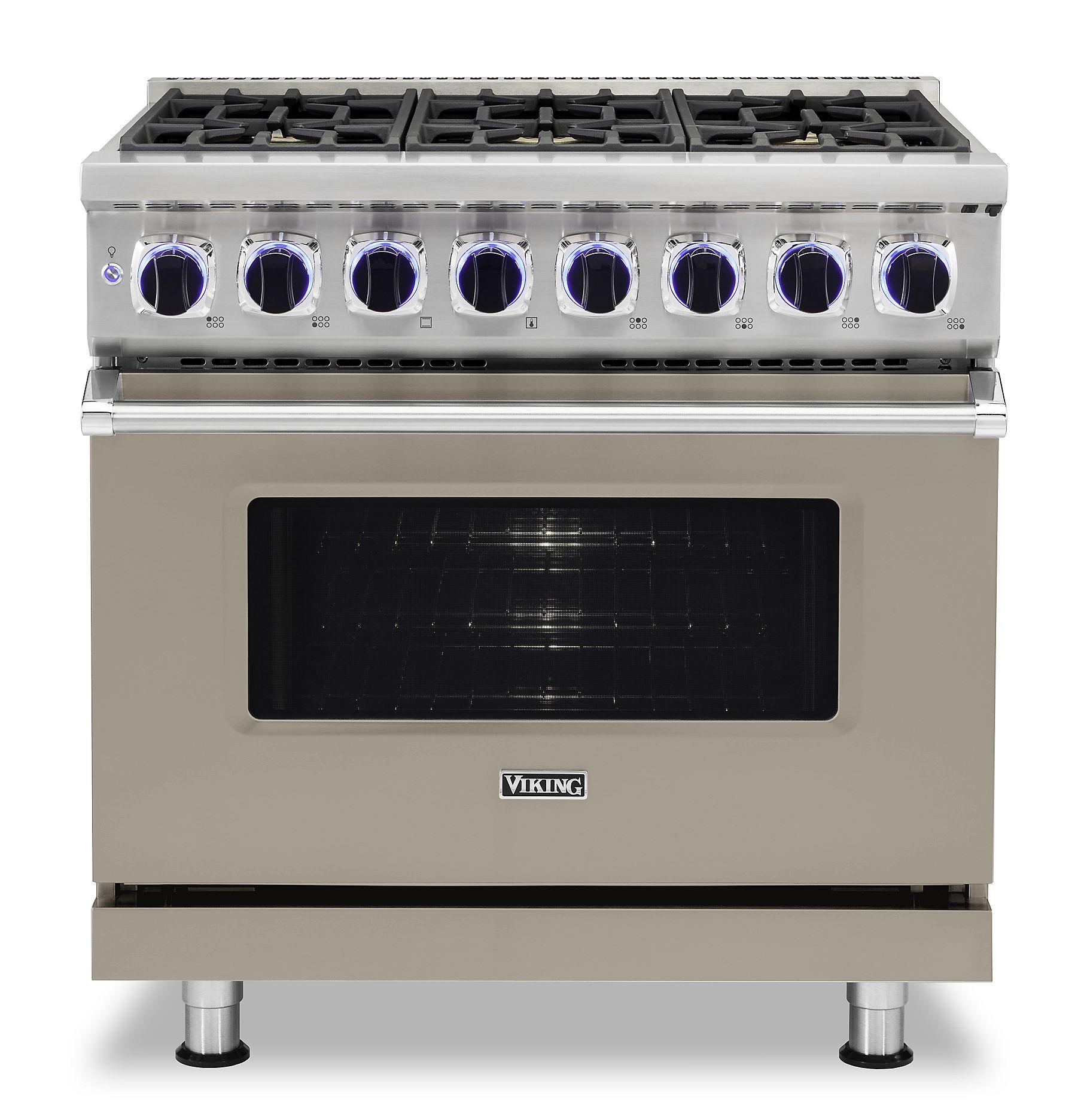VIKING 36" Dual Fuel Range - VDR7362 Viking 7 Series Gray - VDR73626BNALP