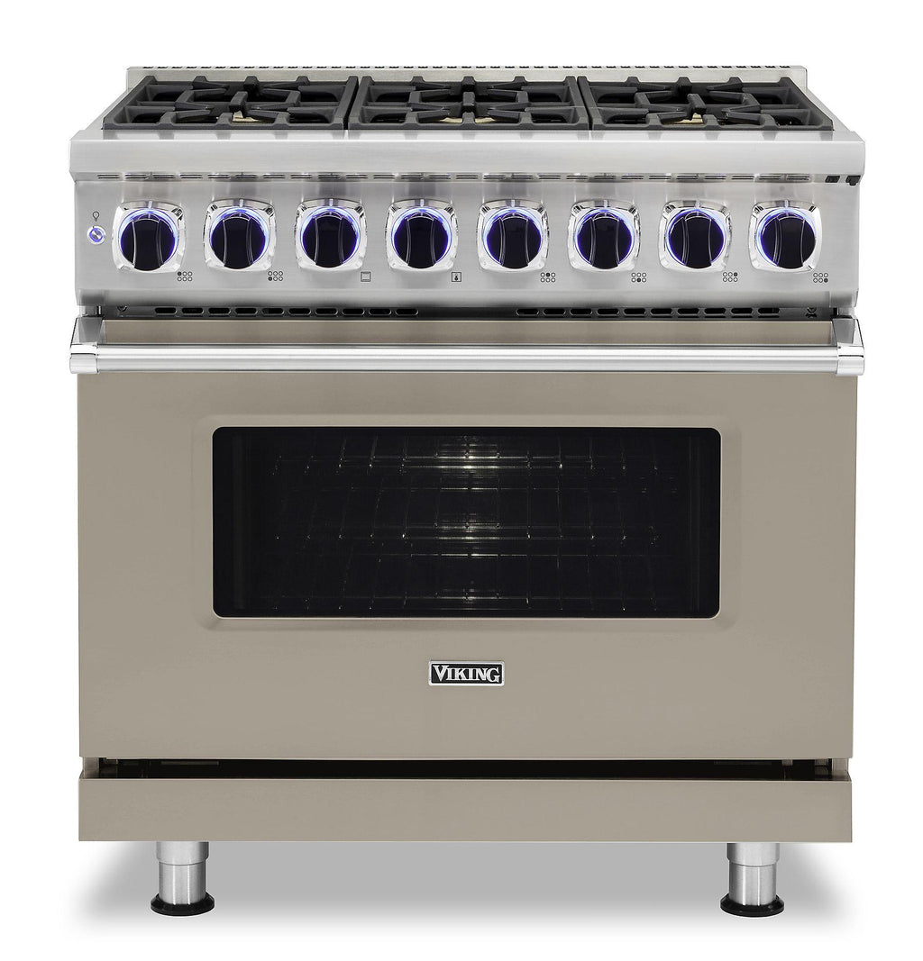 VIKING 36" Dual Fuel Range - VDR7362 Viking 7 Series Gray - VDR73626BNA
