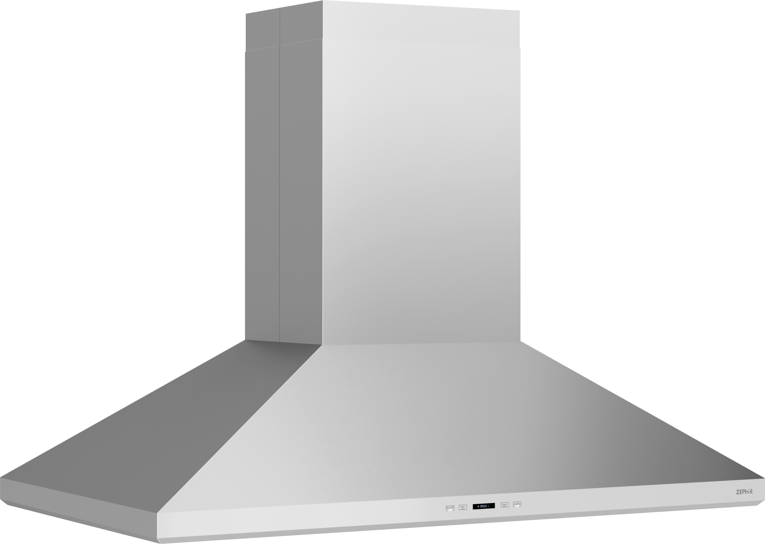 ZEPHYR Siena Pro, Island, 48", SS, LED, ACT in Stainless Steel - ZSLE48DS