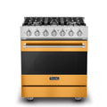 VIKING 30" Self-Cleaning Dual Fuel Range Viking 3 Series Yellow - RVDR33025BDA