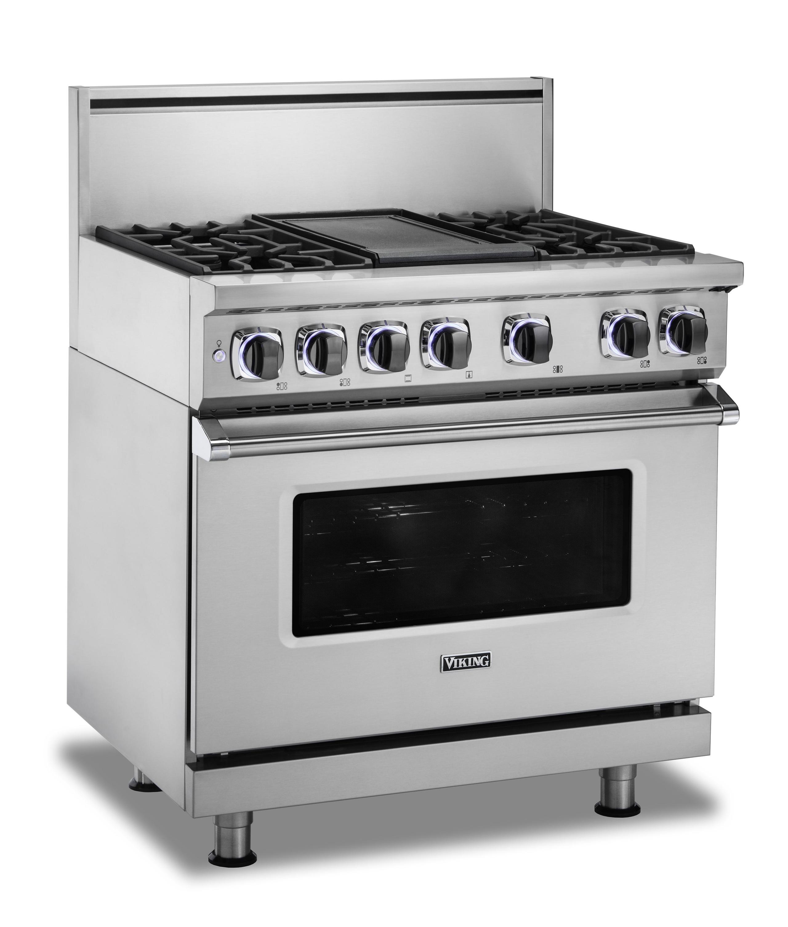 VIKING 36" Dual Fuel Range - VDR7362 Viking 7 Series Blue - VDR73624GNSLP