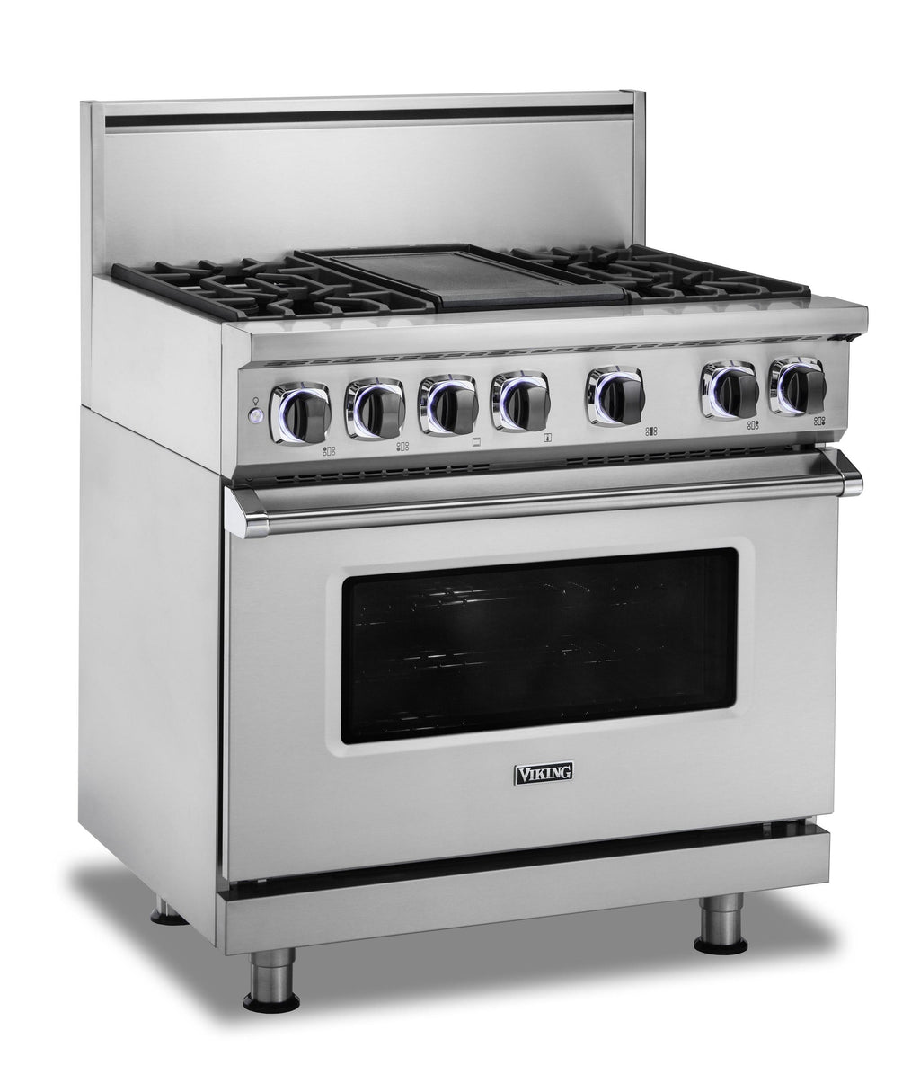 VIKING 36" Dual Fuel Range - VDR7362 Viking 7 Series Green - VDR73626BIVLP