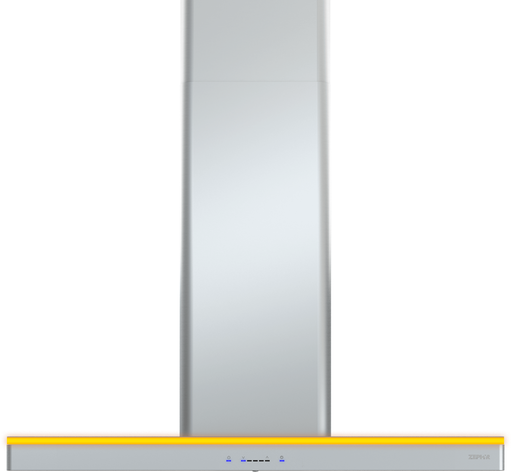ZEPHYR Luce Wall, 90cm, SS, LED, 600 CFM w/ACT in Stainless Steel - ZLUM90CS