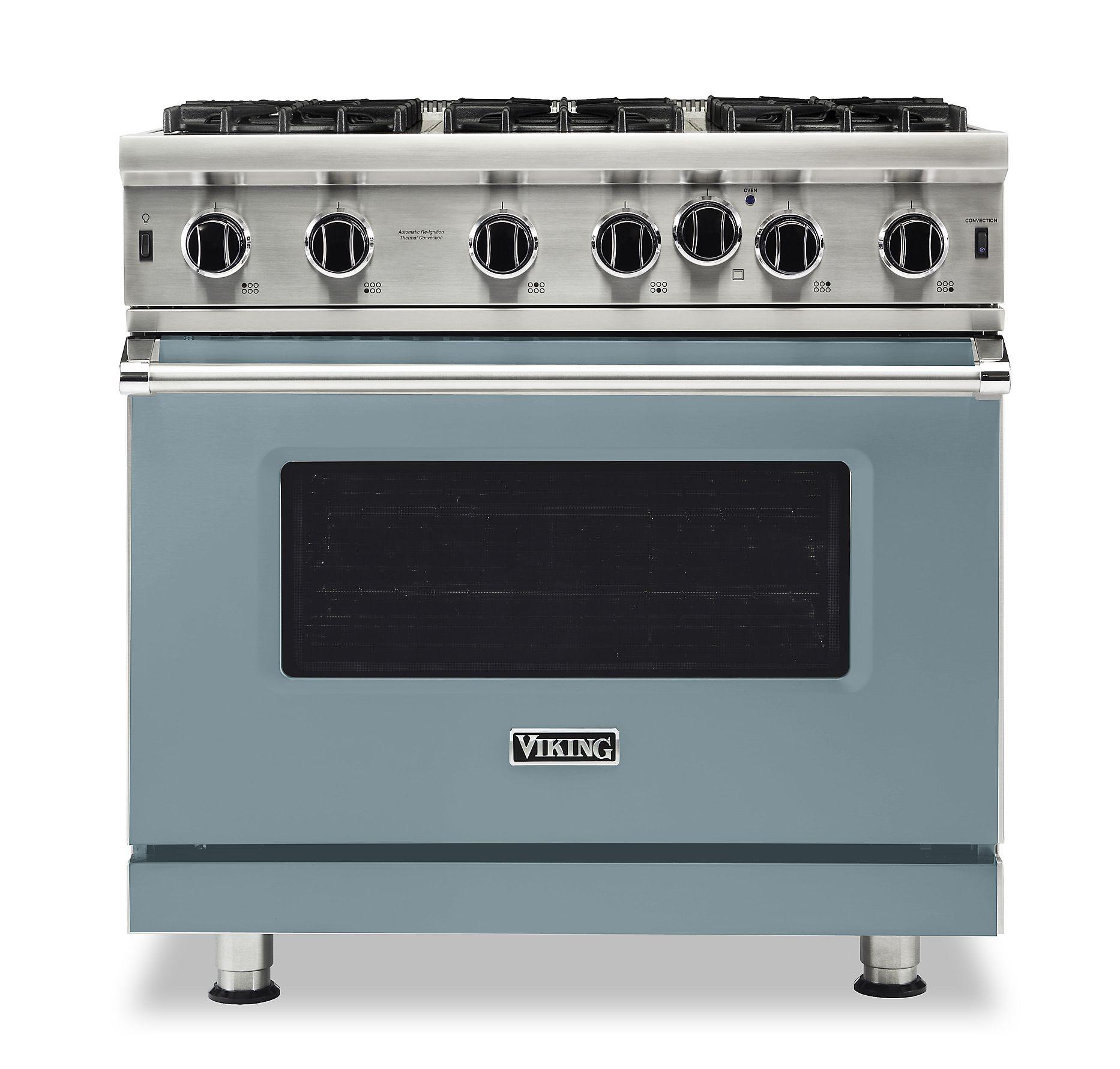 VIKING 36" Open Burner Gas Range Viking 5 Series Blue - VGIC53626BNS