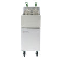 Frymaster GF14 Full Pot Gas Floor Fryer with 40 lb. Oil Capacity - FRYGF14SD