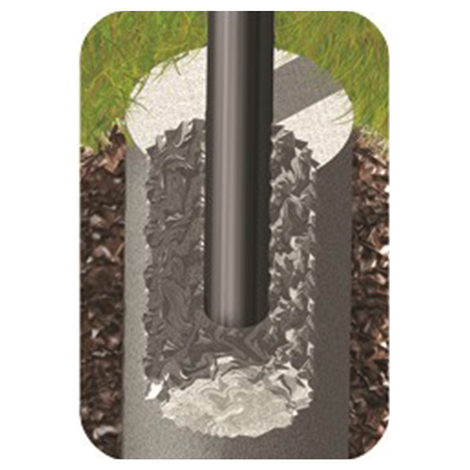 Pilot Rock Jumbo Park Style Steel Outdoor BBQ Charcoal Grill and Post, 6 Pack - 415883