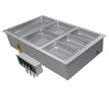 Hatco  3-Pan Drop-In Modular Heated Food Well with Drain - 208V, 3 Phases - HWBI-3D