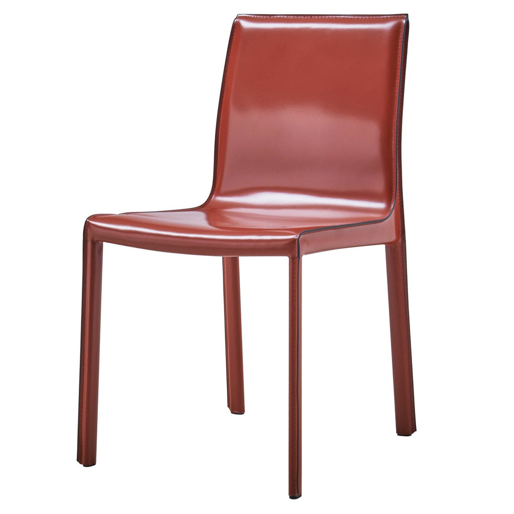 New Pacific Direct Gervin Recycled Leather Chair, (Set of 2)  - 448233R-49