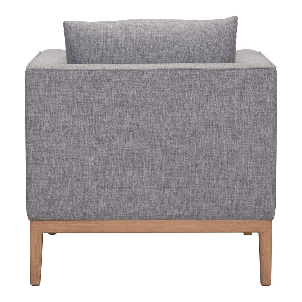 31.5" x 34.6" x 33.5" Gray, Sunproof Fabric, Powder Coated Aluminum, Arm Chair - 364689
