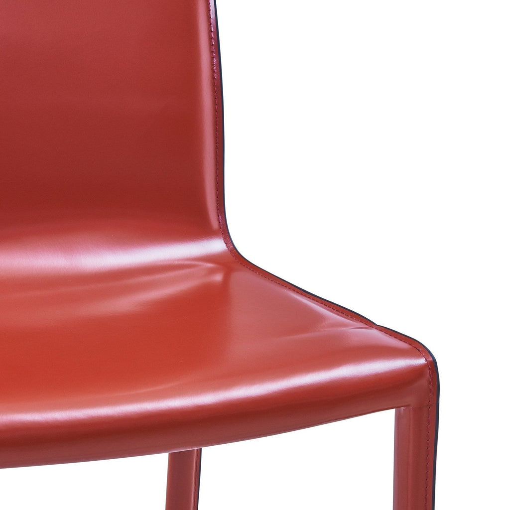 New Pacific Direct Gervin Recycled Leather Chair, (Set of 2)  - 448233R-49