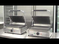 Adcraft Countertop Single Sandwich Grill Grooved Plates - SG-811E 13"