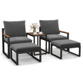 Tangkula 5 Pieces Patio Furniture Set - NP11787GR+