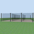 Jaypro Batting Tunnel Frame - Mega Outdoor - 70' - Stackable Tunnel Kit - MPCTF-70A