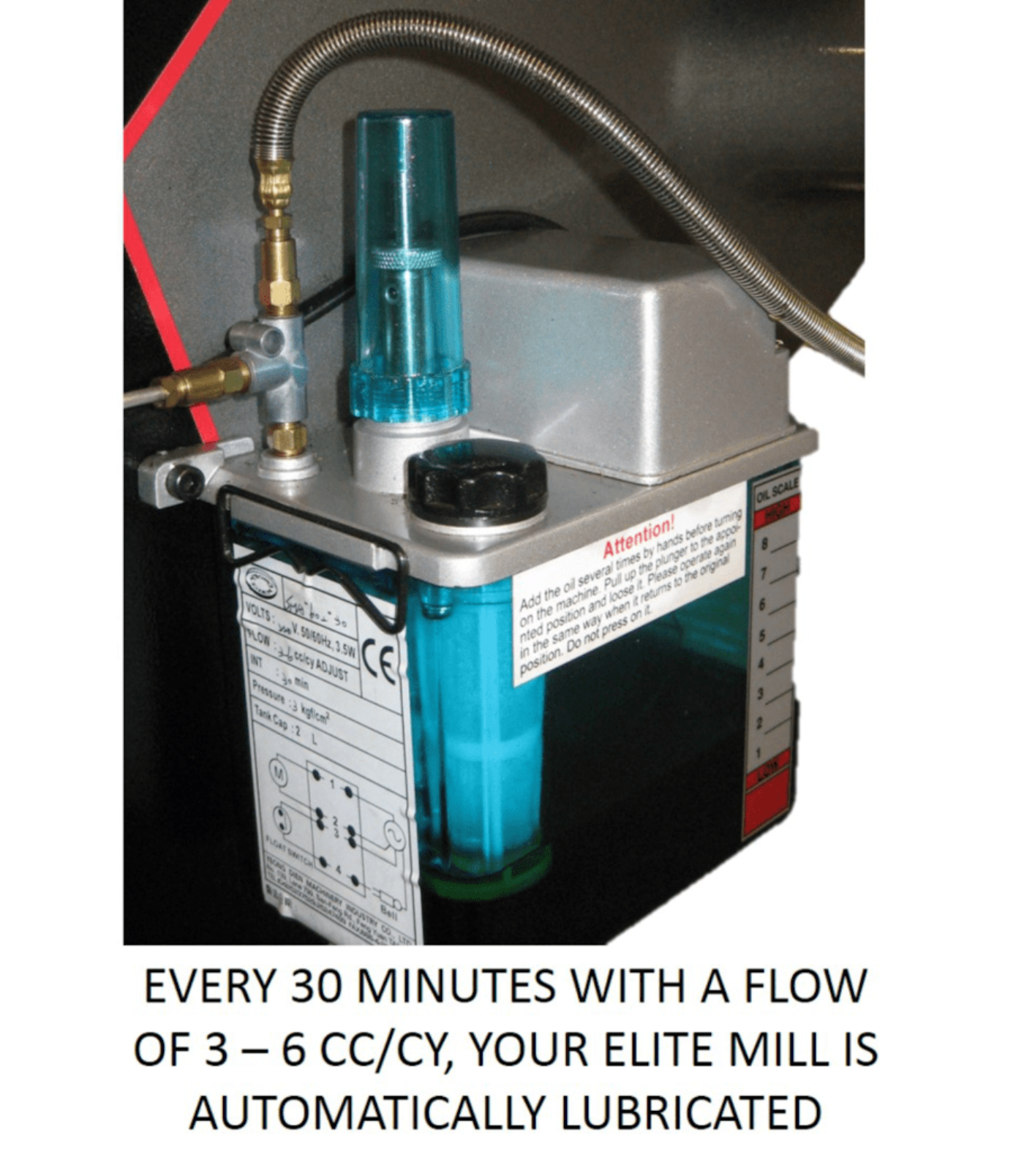 JET Elite ETM-949 Mill with 3-Axis ACU-RITE 303 (Quill) DRO and X-Axis JET Powerfeed - JT9-894138