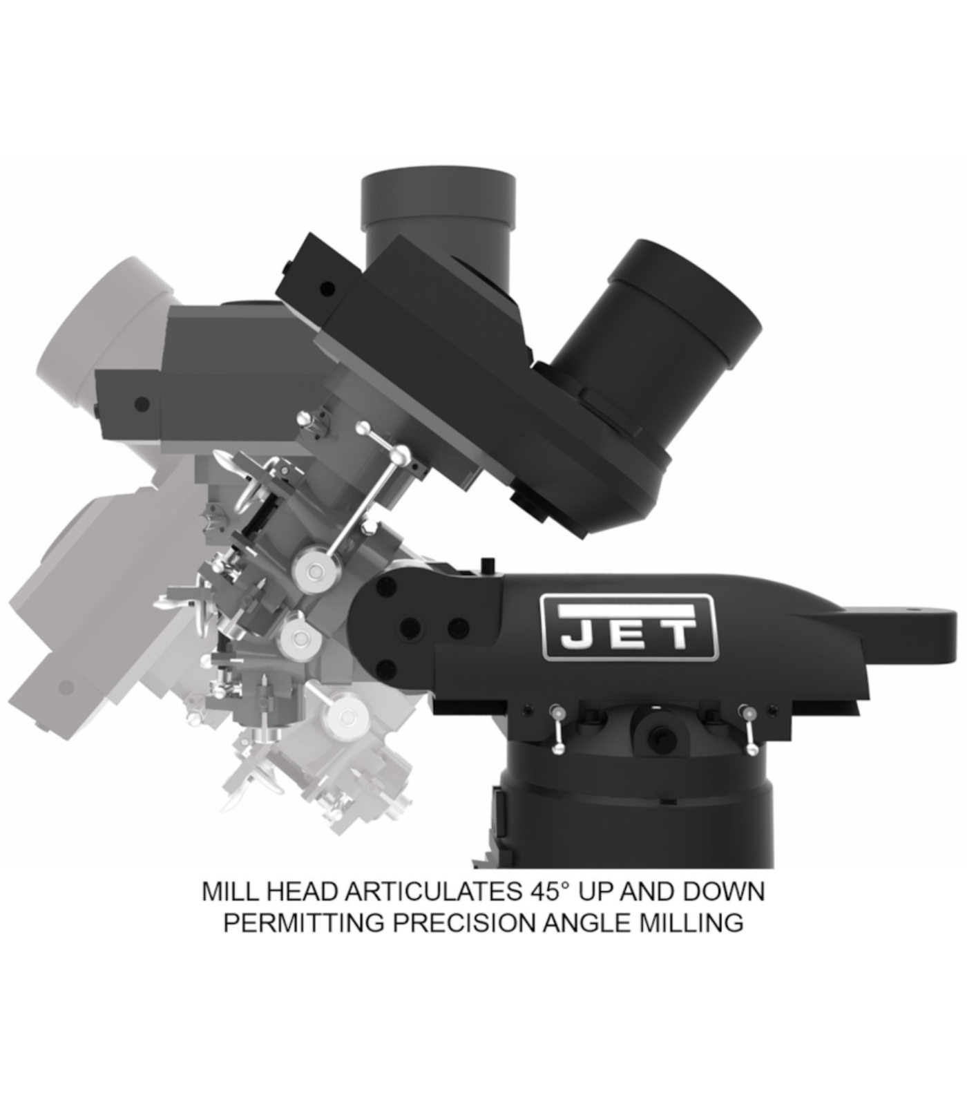 JET Elite ETM-949 Mill with 2-Axis ACU-RITE 203 DRO - JT9-894109