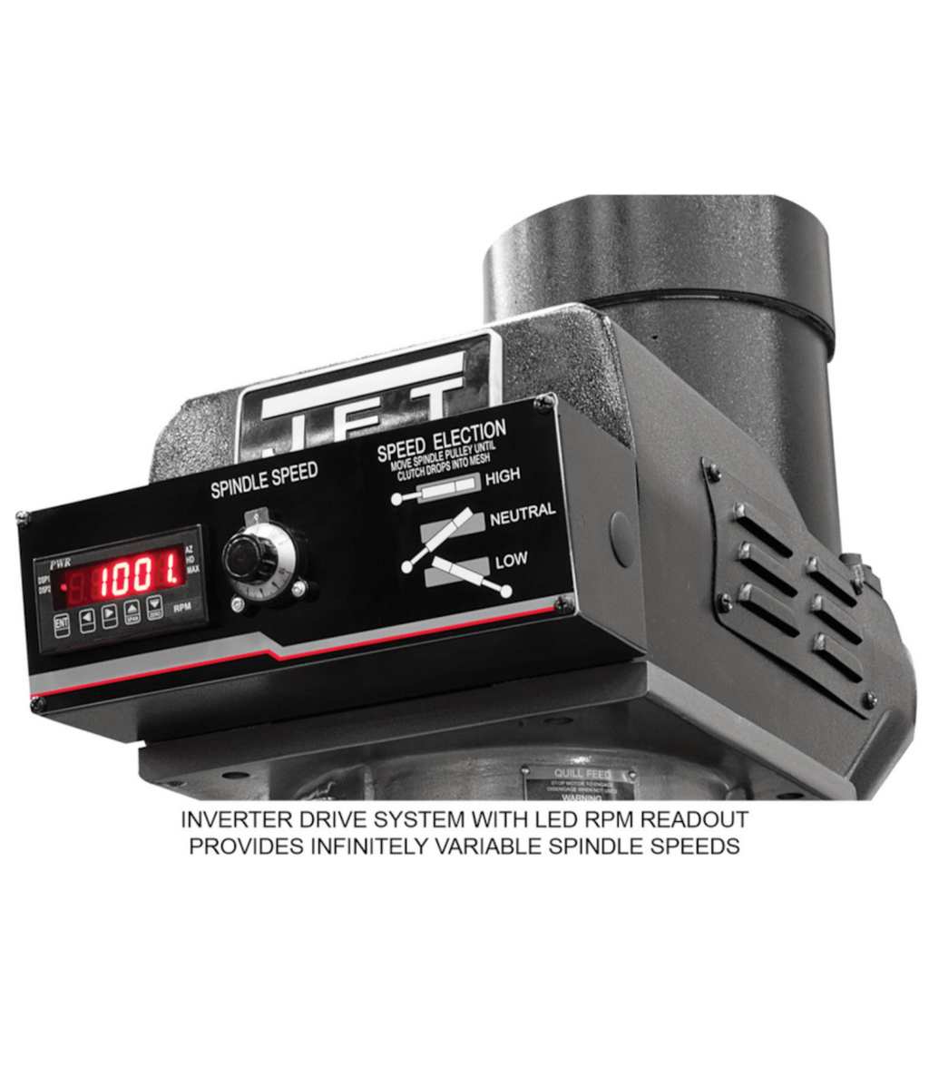 JET Elite EVS-949 Mill with 3-Axis Newall DP700 (Knee) DRO - JT9-894365