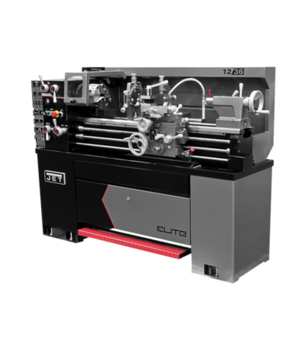 JET Elite Lathe E-1236VS with Collet Closer - JT9-892301