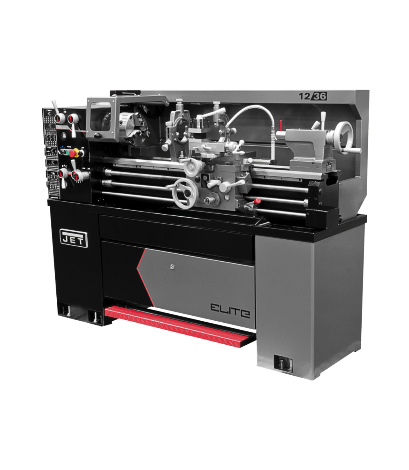JET Elite Lathe E-1236VS with ACU-RITE 303 CSS DRO with Taper Attachment - JT9-892316