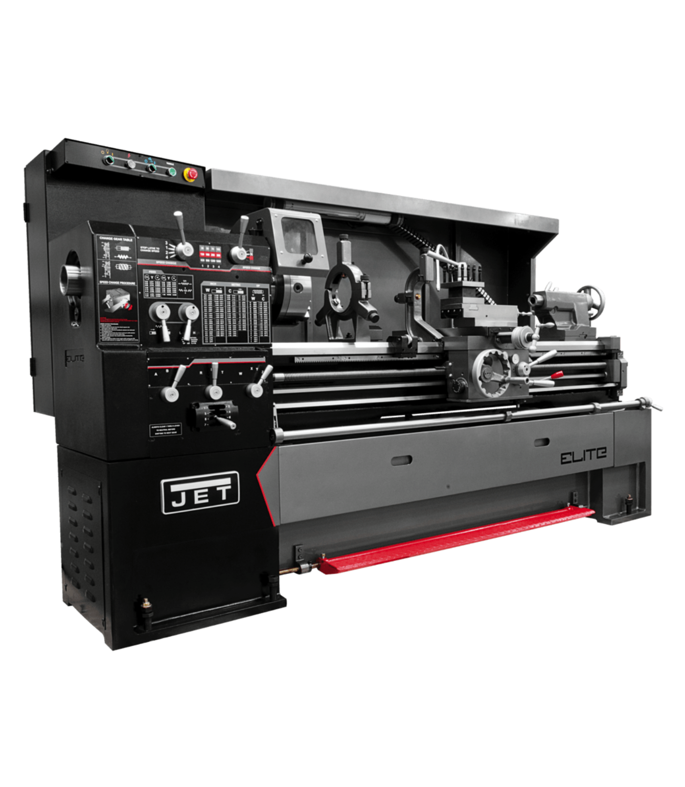 JET Elite Lathe EGH-1740 with ACU-RITE 303 DRO with Taper Attachment and Collet Closer - JT9-892510